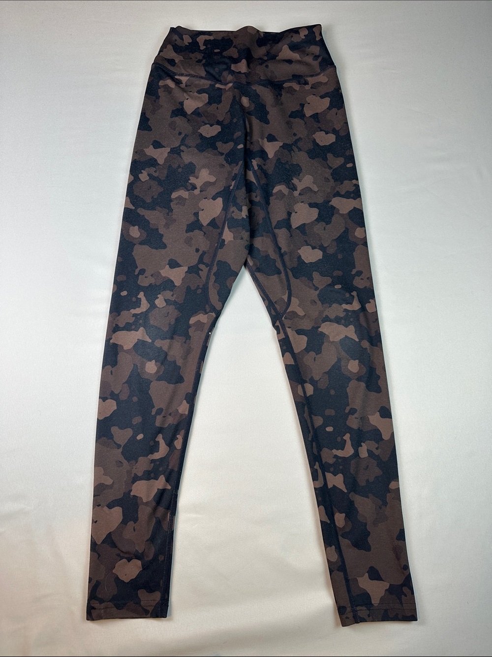 Balance High Rise Women’s Compression Leggings Brown Camo